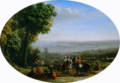Siege of La Rochelle by Louis XIII by Claude Lorrain